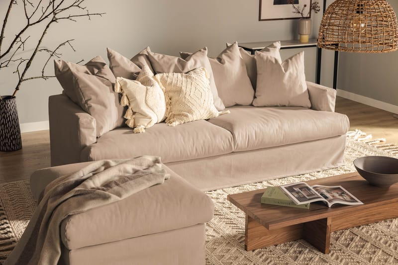 4-seter Sofa Armunia - Beige - Møbler - Sofaer - 4 seter sofa