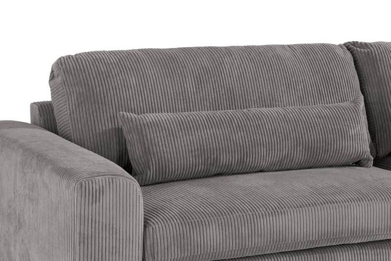 4-seter Sofa Haga Cordfløyel - Grå - Møbler - Sofaer - 4 seter sofa