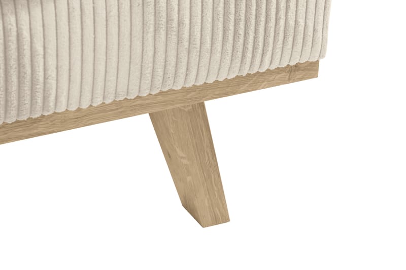 4-seters Cordfløyelsofa Haga - Beige - Møbler - Sofaer - 4 seter sofa