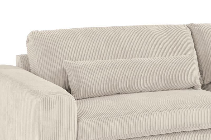 4-seters Cordfløyelsofa Haga - Beige - Møbler - Sofaer - 4 seter sofa