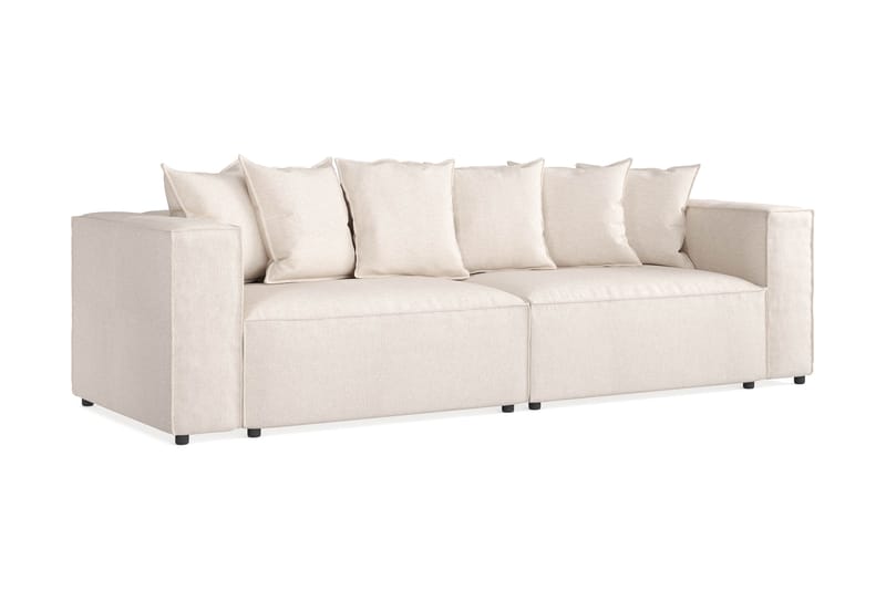 4-seters Sofa Narender - Brun - Møbler - Sofaer - 4 seter sofa