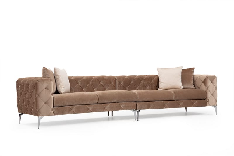 Sofa 4-seters Canunda - Beige - Møbler - Sofaer - 4 seter sofa