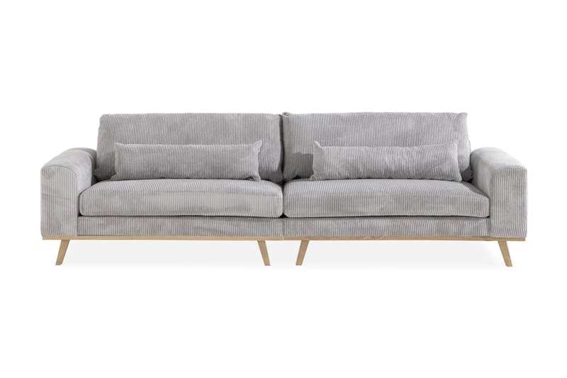 Sofa Haga 4-seter - Lysegrå - Møbler - Sofaer - 4 seter sofa