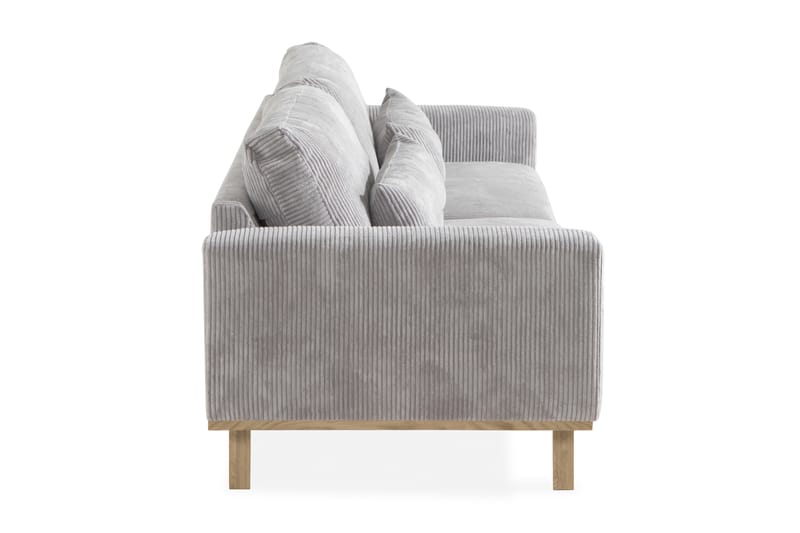 Sofa Haga 4-seter - Lysegrå - Møbler - Sofaer - 4 seter sofa