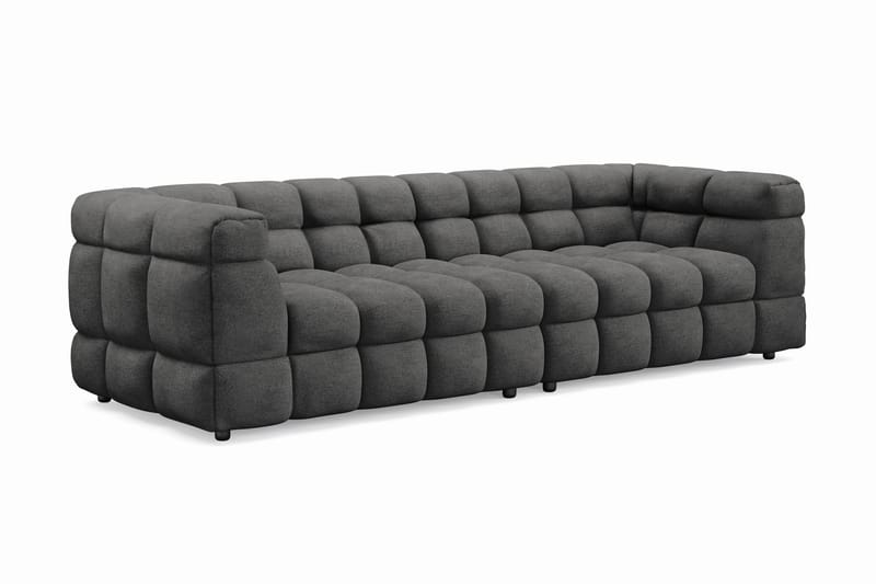 4-seters Sofa Elise - Mørkegrå - Møbler - Sofaer - 4 seter sofa