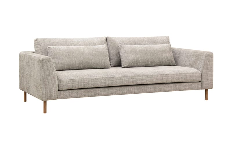 4-seters Sofa Florenz - Grå/Beige - Møbler - Sofaer - 4 seter sofa