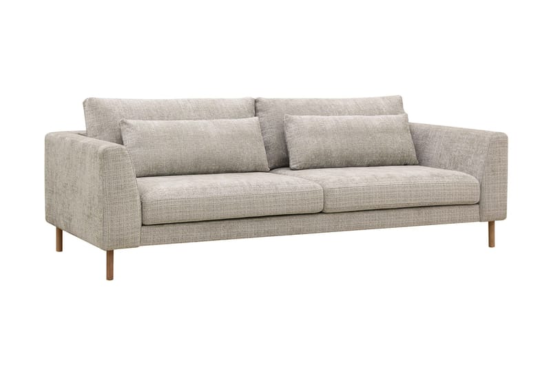 4-seters Sofa Florenz - Grå/Beige - Møbler - Sofaer - 4 seter sofa