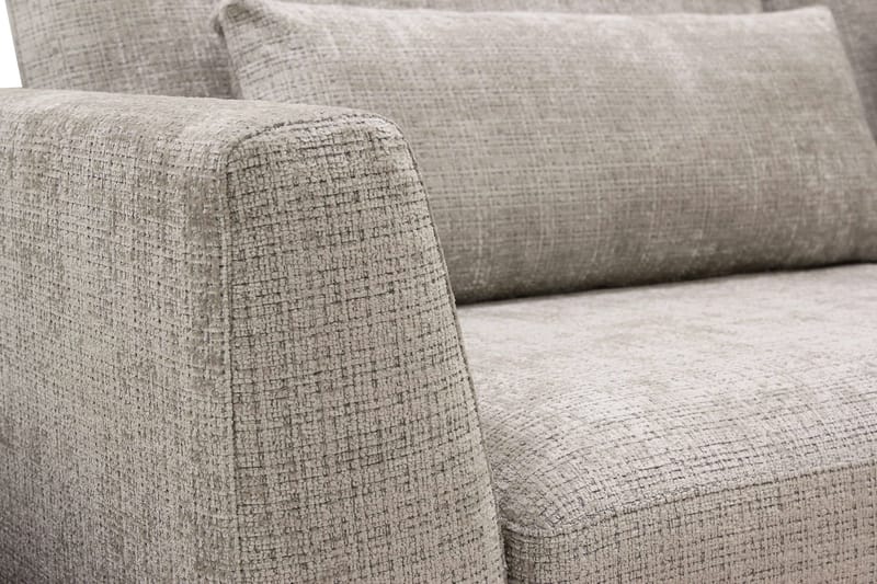 4-seters Sofa Florenz - Grå/Beige - Møbler - Sofaer - 4 seter sofa