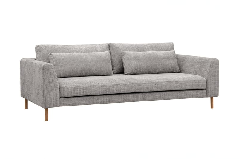 4-seters Sofa Florenz Hel pute - Lysegrå - Møbler - Sofaer - 4 seter sofa