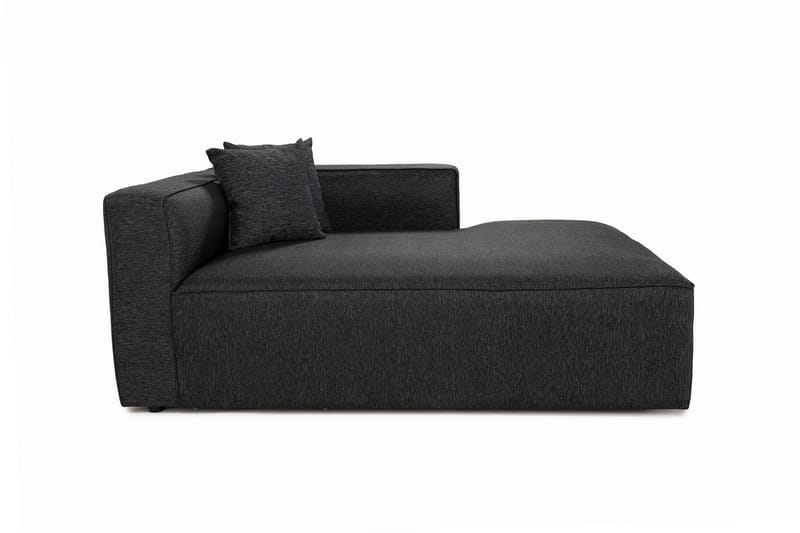 4-seters Sofa med Divan Abbas - Antrasitt - Møbler - Sofaer - Sofaer med sjeselong - 4 seters sofa med divan