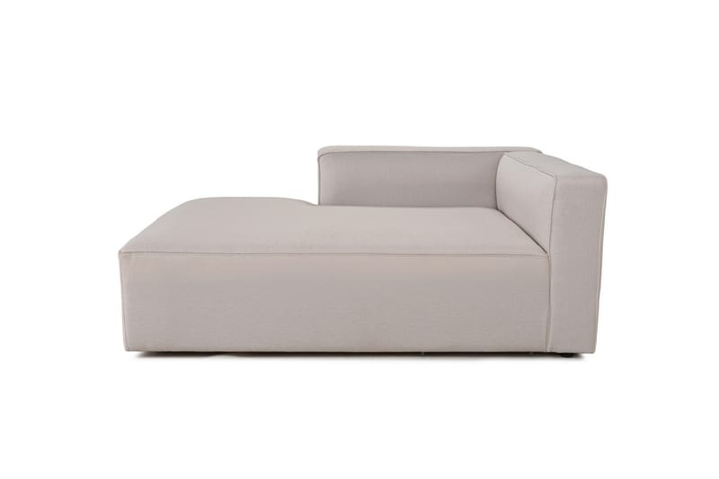 4-seters Sofa med Divan Abbas - Ecru - Møbler - Sofaer - Sofaer med sjeselong - 4 seters sofa med divan