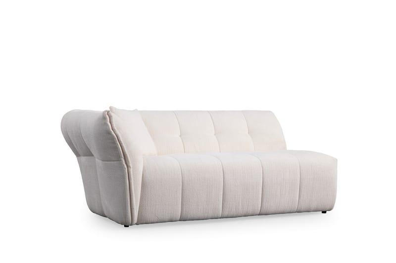 4-seters Sofa med Divan Azzo - Hvit - Møbler - Sofaer - Sofaer med sjeselong - 4 seters sofa med divan