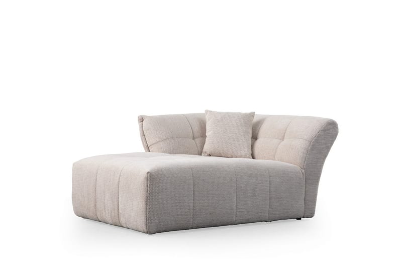 4-seters Sofa med Divan Azzo - Hvit - Møbler - Sofaer - Sofaer med sjeselong - 4 seters sofa med divan