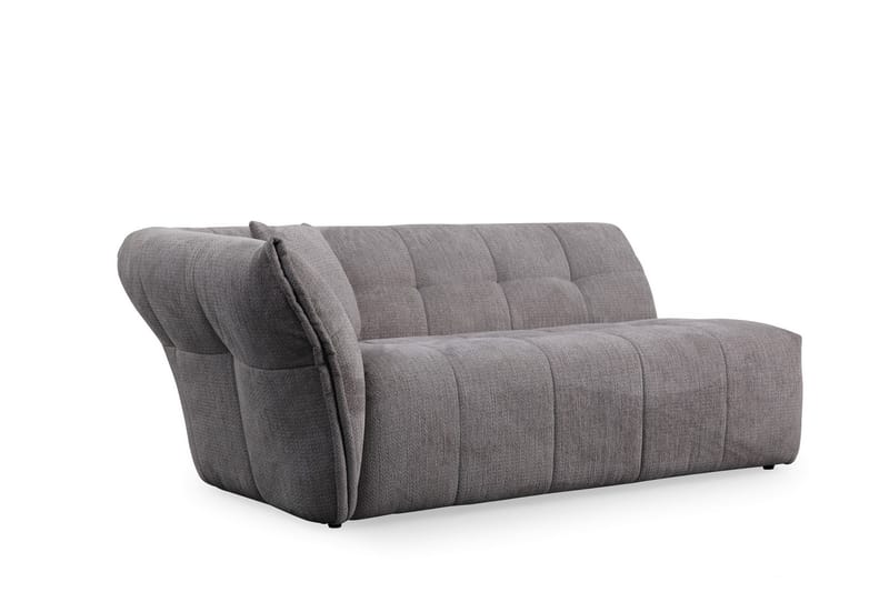 4-seters Sofa med Divan Azzo - Lysegrå - Møbler - Sofaer - Sofaer med sjeselong - 4 seters sofa med divan