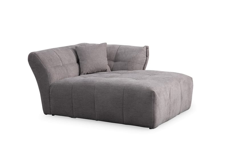 4-seters Sofa med Divan Azzo - Lysegrå - Møbler - Sofaer - Sofaer med sjeselong - 4 seters sofa med divan