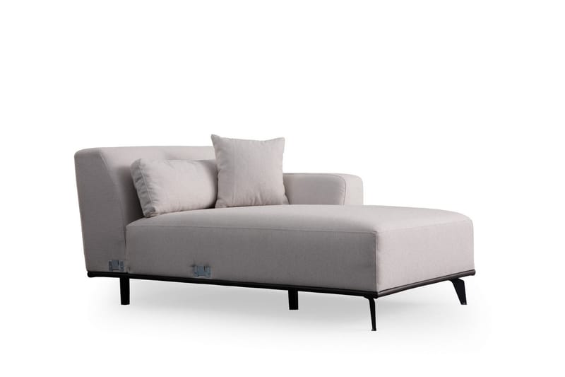 4-seters Sofa med Divan Jaguar - Hvit - Møbler - Sofaer - Sofaer med sjeselong - 4 seters sofa med divan