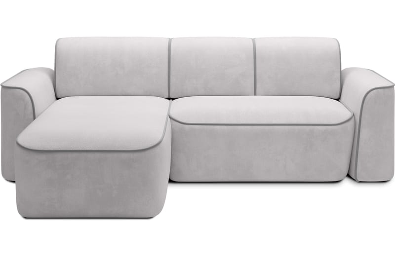 4-seters Sofa med Divan Ume - Grå - Møbler - Sofaer - Sofaer med sjeselong - 4 seters sofa med divan