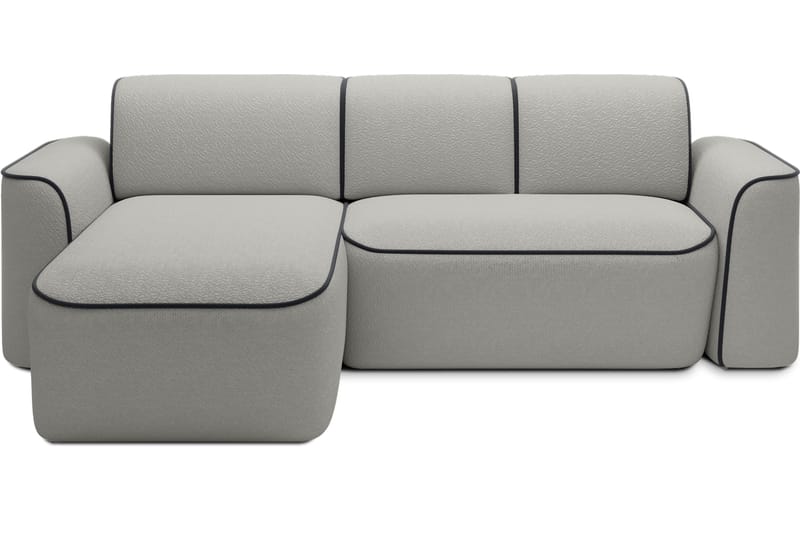 4-seters Sofa med Divan Ume - Grå - Møbler - Sofaer - Sofaer med sjeselong - 4 seters sofa med divan