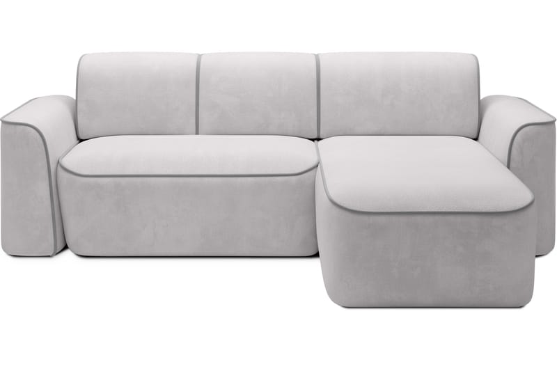 4-seters Sofa med Divan Ume - Grå - Møbler - Sofaer - Sofaer med sjeselong - 4 seters sofa med divan