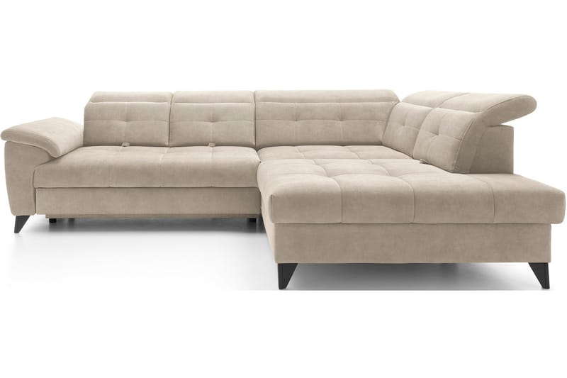 5-seters Sofa med Sjeselong Inferne - Beige - Møbler - Sofaer - Sofaer med sjeselong