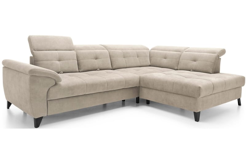 5-seters Sofa med Sjeselong Inferne - Beige - Møbler - Sofaer - Sofaer med sjeselong