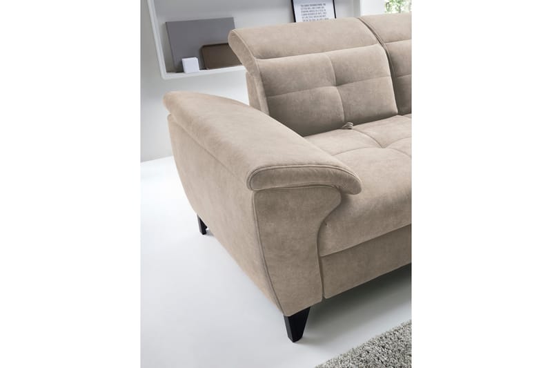 5-seters Sofa med Sjeselong Inferne - Beige - Møbler - Sofaer - Sofaer med sjeselong