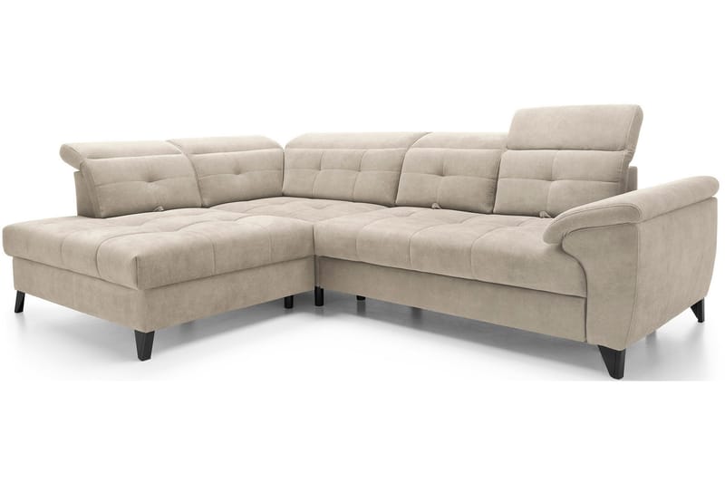 5-seters Sofa med Sjeselong Inferne - Beige - Møbler - Sofaer - Sofaer med sjeselong