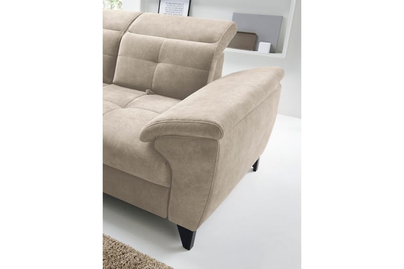 5-seters Sofa med Sjeselong Inferne - Beige - Møbler - Sofaer - Sofaer med sjeselong