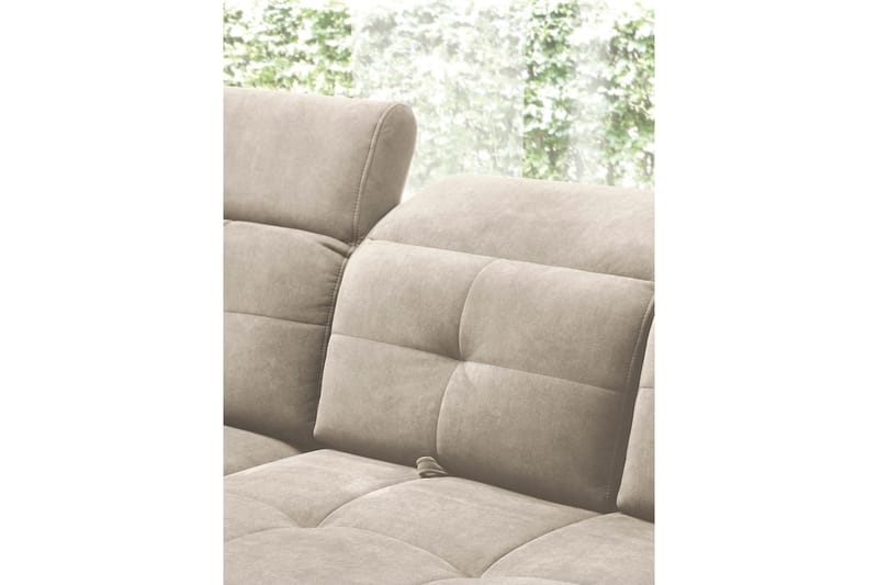 5-seters Sofa med Sjeselong Inferne - Beige - Møbler - Sofaer - Sofaer med sjeselong