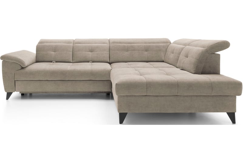 5-seters Sofa med Sjeselong Inferne - Beige - Møbler - Sofaer - Sofaer med sjeselong