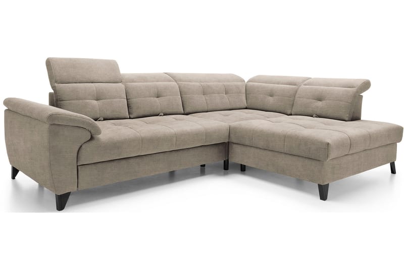 5-seters Sofa med Sjeselong Inferne - Beige - Møbler - Sofaer - Sofaer med sjeselong