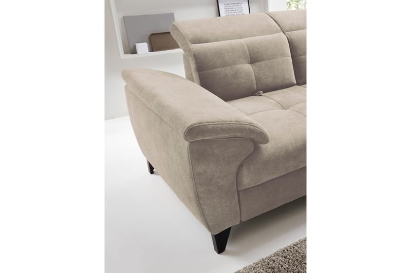 5-seters Sofa med Sjeselong Inferne - Beige - Møbler - Sofaer - Sofaer med sjeselong