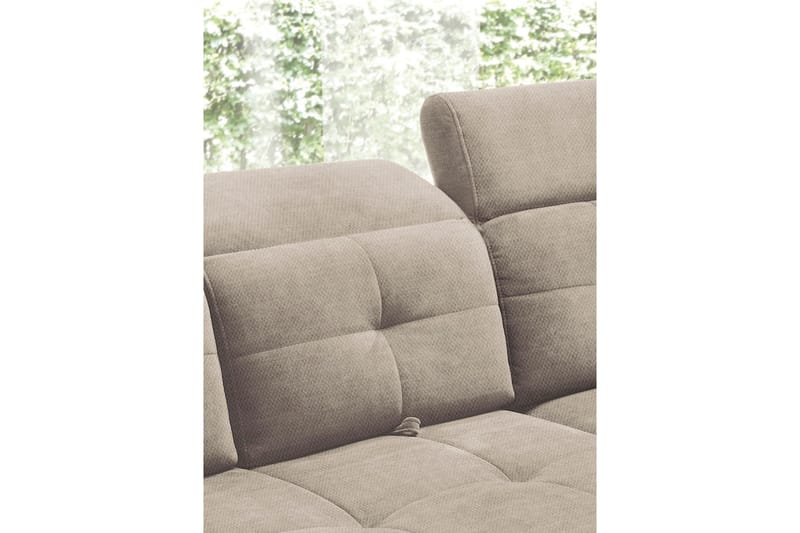 5-seters Sofa med Sjeselong Inferne - Beige - Møbler - Sofaer - Sofaer med sjeselong