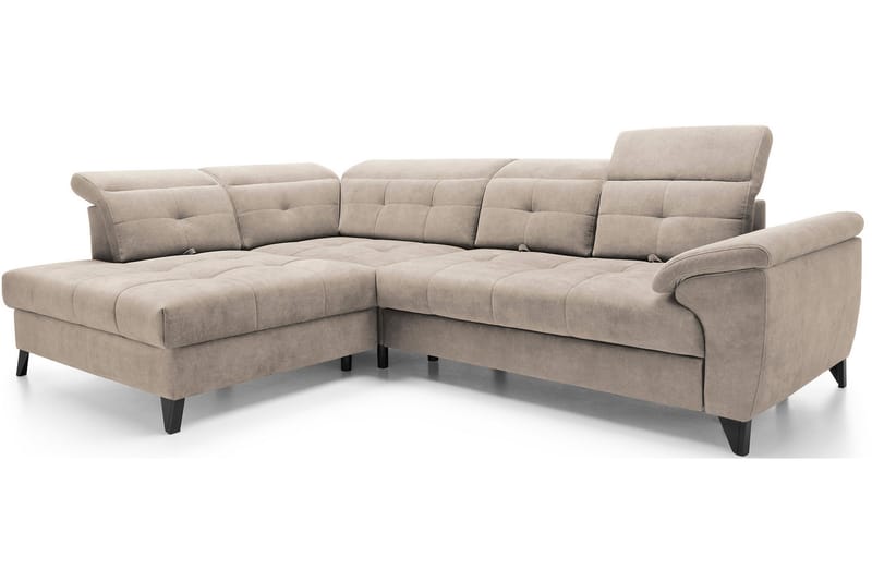 5-seters Sofa med Sjeselong Inferne - Beige - Møbler - Sofaer - Sofaer med sjeselong