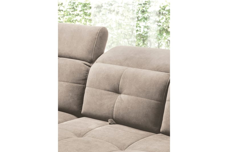 5-seters Sofa med Sjeselong Inferne - Beige - Møbler - Sofaer - Sofaer med sjeselong