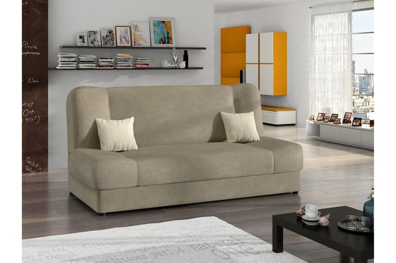 Abron Sofa 3-seter - Beige/Brun - Møbler - Sofaer - 3 seter sofa