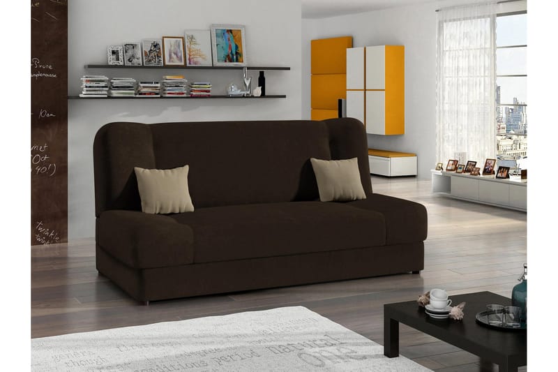 Abron Sofa 3-seter - Brun/Beige - Møbler - Sofaer - 3 seter sofa