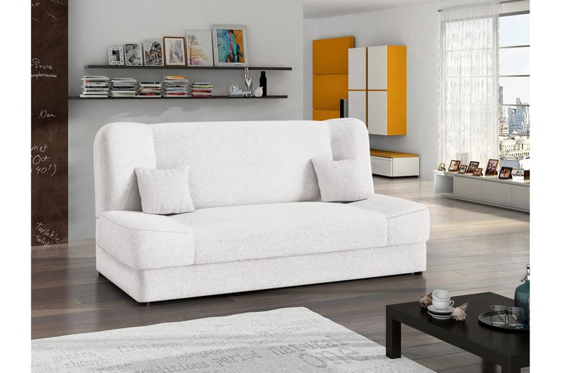 Abron Sofa 3-seter - Hvit - Møbler - Sofaer - 3 seter sofa