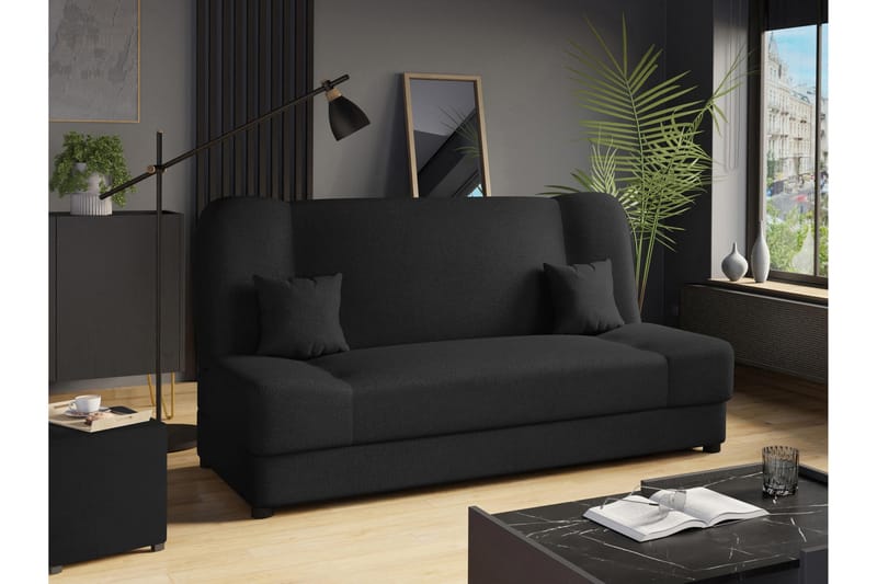 Abron Sofa 3-seter - Svart - Møbler - Sofaer - 3 seter sofa