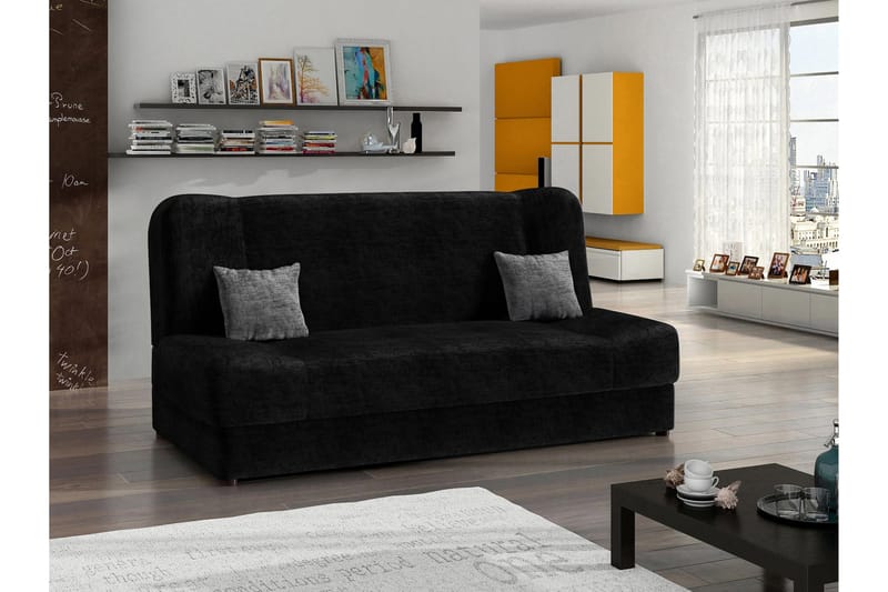 Abron Sofa 3-seter - Svart/Lys grå - Møbler - Sofaer - 3 seter sofa