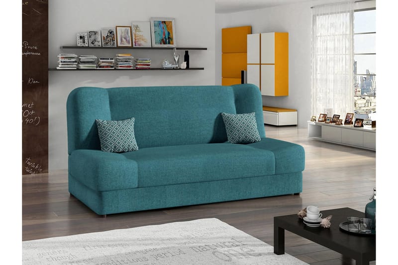 Abron Sofa 3-seter - Turkis - Møbler - Sofaer - 3 seter sofa