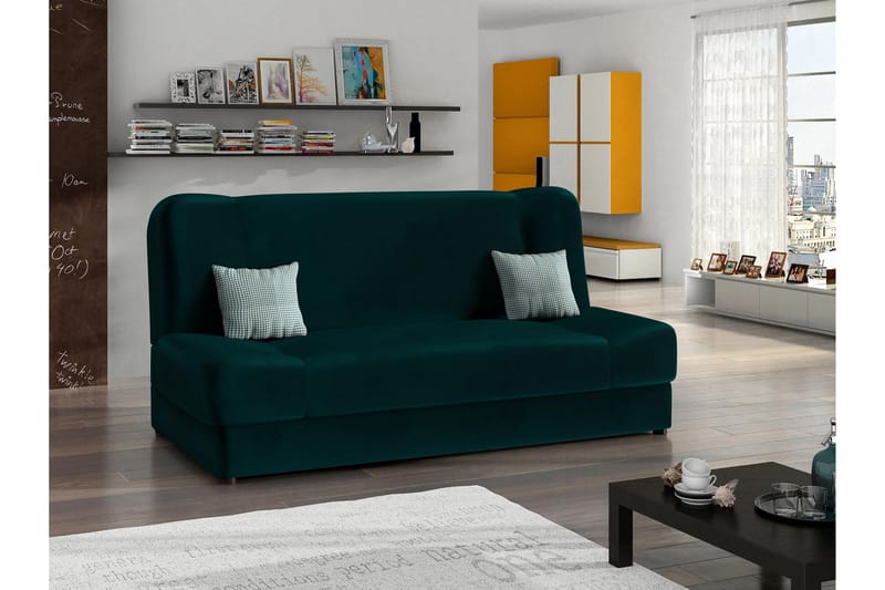 Abron Sofa 3-seter - Turkis/Flerfarget - Møbler - Sofaer - 3 seter sofa