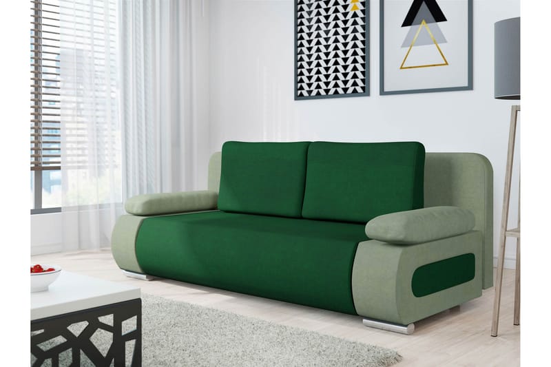 Adelma Sofa 3-seter - Grønn - Møbler - Sofaer - 3 seter sofa