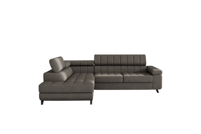 Amshyttan Sofa med Sjeselong 3-seter - Brun - Møbler - Sofaer - Sofaer med sjeselong - 3 seters sofa med divan