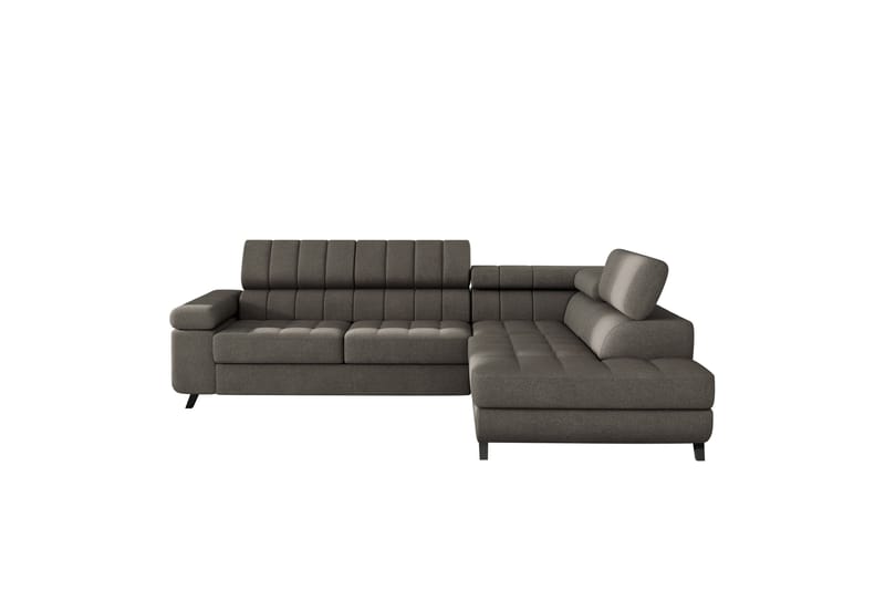 Amshyttan Sofa med Sjeselong 3-seter - Brun - Møbler - Sofaer - Sofaer med sjeselong - 3 seters sofa med divan