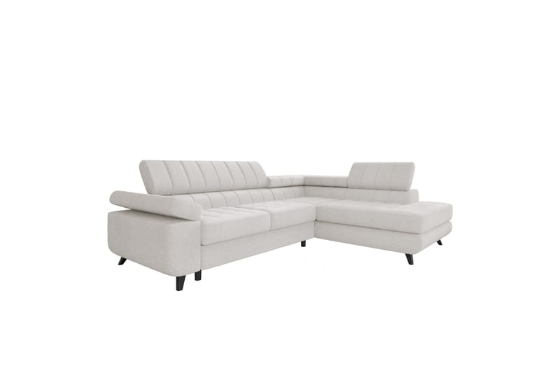 Amshyttan Sofa med Sjeselong 3-seter - Hvit - Møbler - Sofaer - Sofaer med sjeselong - 3 seters sofa med divan