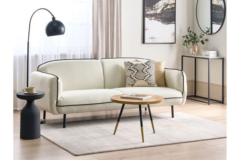 Balint Sofa 3-seter - Beige/Svart - Møbler - Sofaer - 3 seter sofa