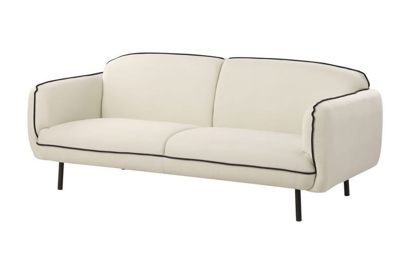 Balint Sofa 3-seter - Beige/Svart - Møbler - Sofaer - 3 seter sofa