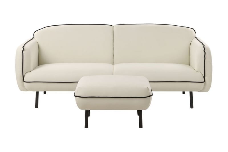 Balint Sofa 3-seter - Beige/Svart - Møbler - Sofaer - 3 seter sofa