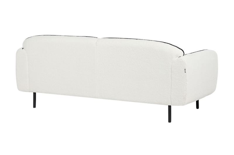 Balint Sofa 3-seter - Hvit/Svart - Møbler - Sofaer - 3 seter sofa